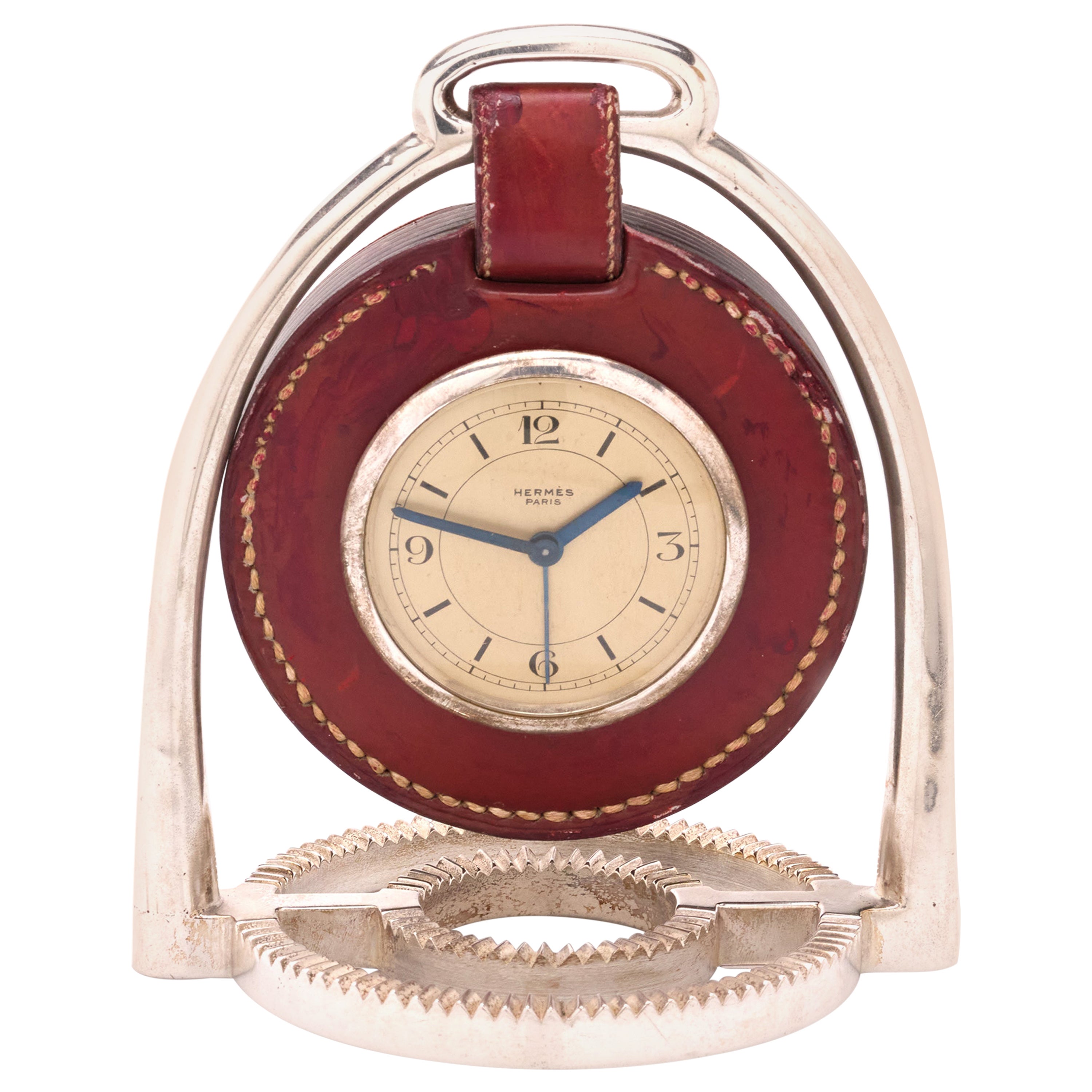 Hermes Horse Stirrup Clock at 1stDibs
