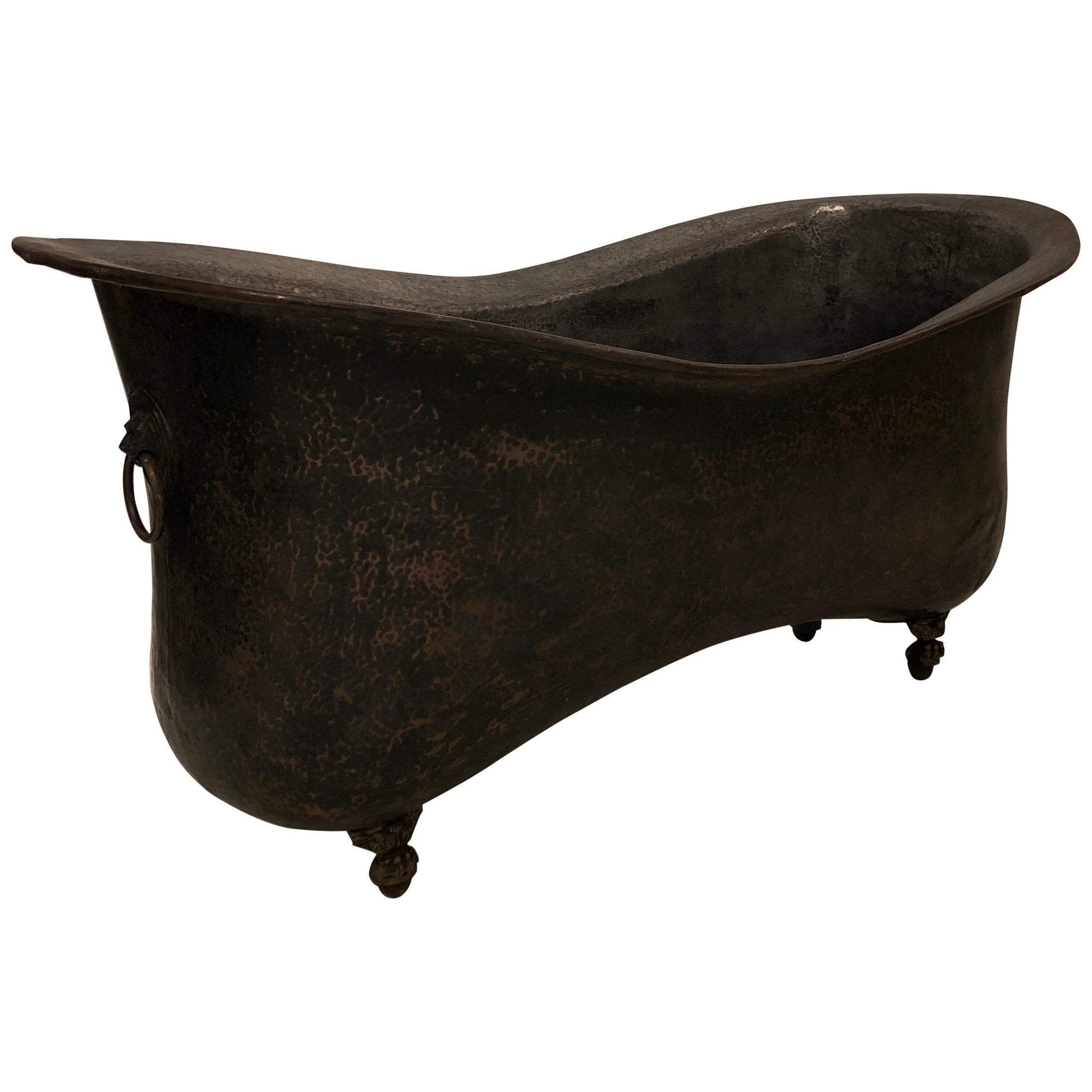 Antique Zinc Bathtub at 1stDibs