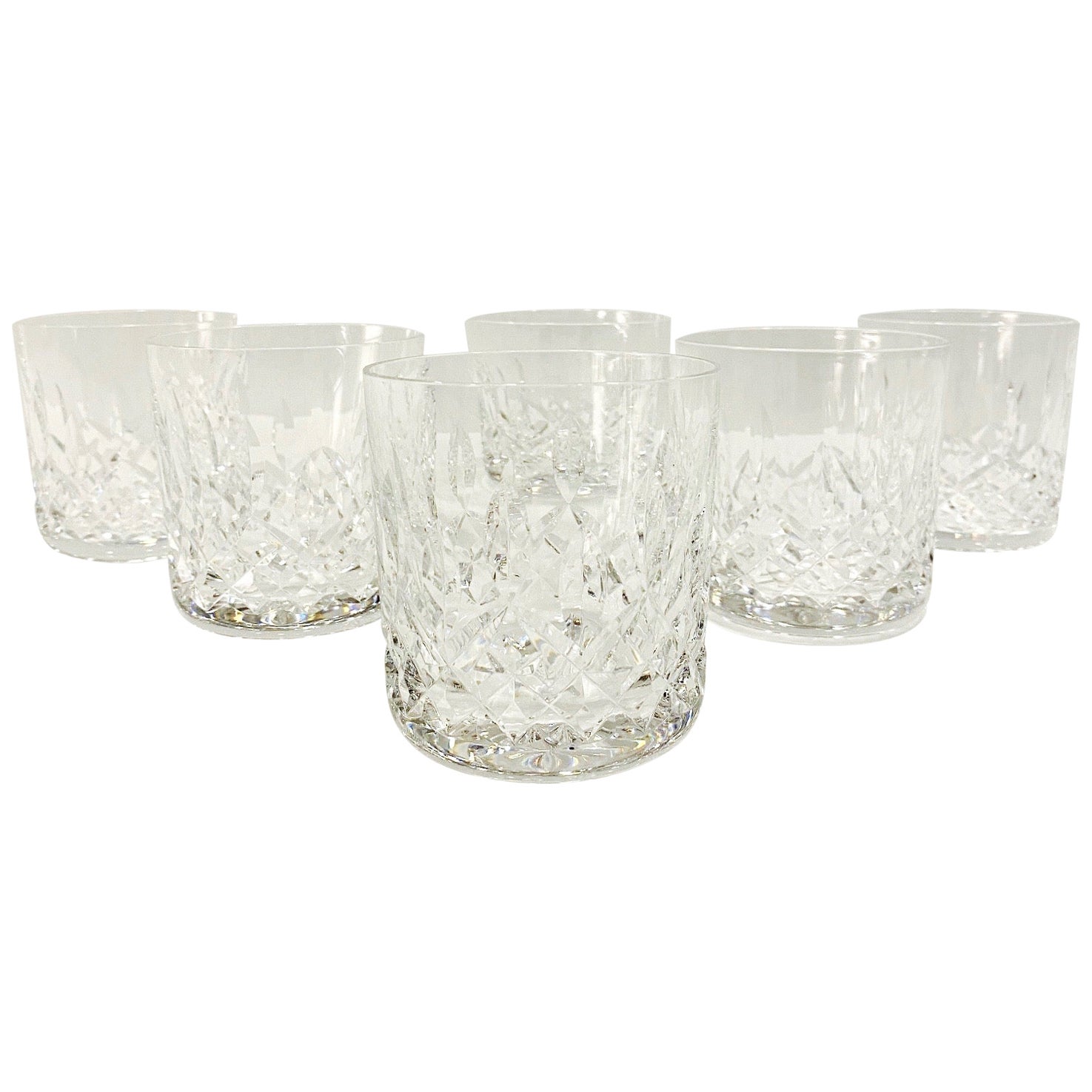 Set of 12 Vintage Waterford Crystal Lismore Wine Glasses, Germany