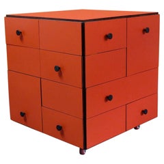 Cini Boeri for Arflex, Rare Mid-Century "Cubotto" Chest of Drawers, circa 1968