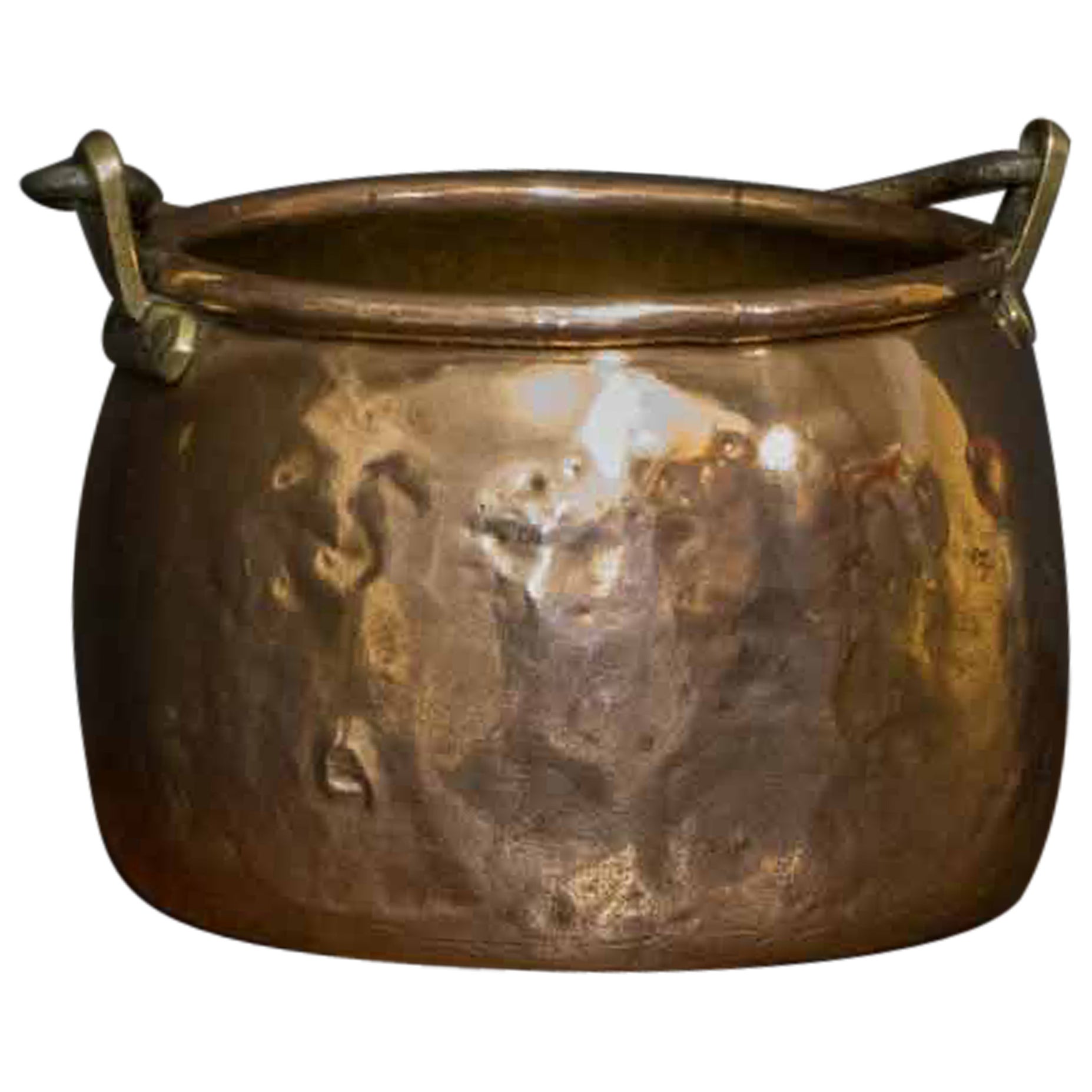 Antique French Copper Pot For Sale at 1stDibs