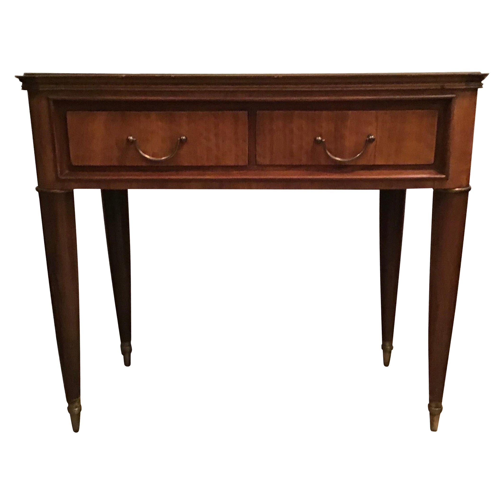 Paolo Buffa Bedside Tables Wood Brass, 1940, Italy