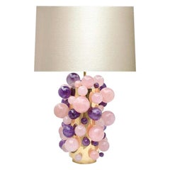 Cherry Blossom Rock Crystal Bubble Lamp by Phoenix