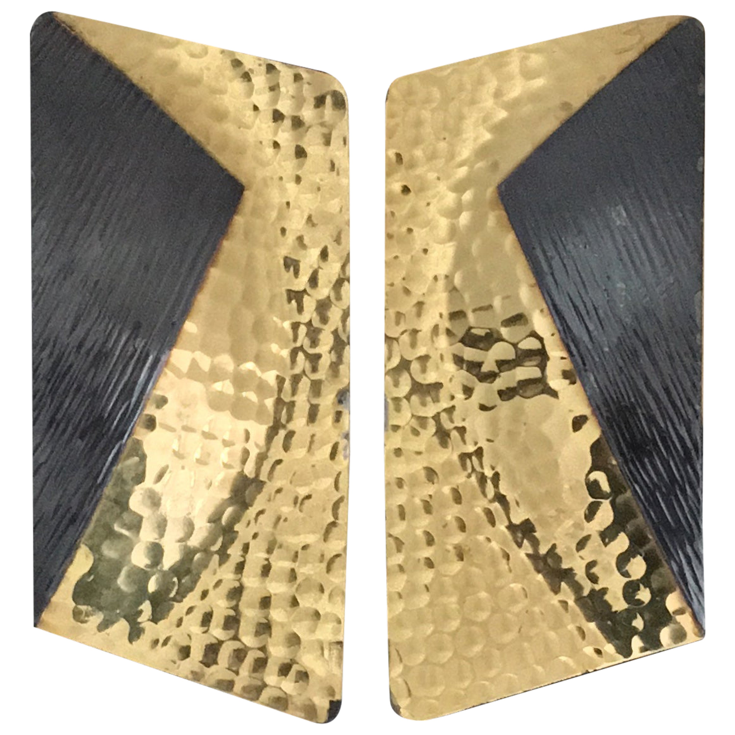 Custom Hammered Brass Doors For Sale at 1stDibs