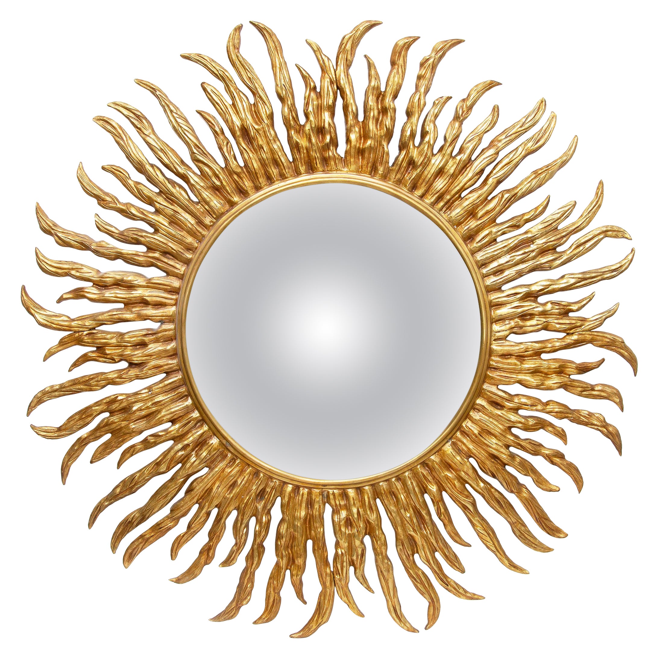 Large Soleil Sunburst Wall Mirror at 1stDibs