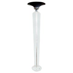 Moderne Stehlampe oder Fackel aus Lucite aus der Mitte des Jahrhunderts