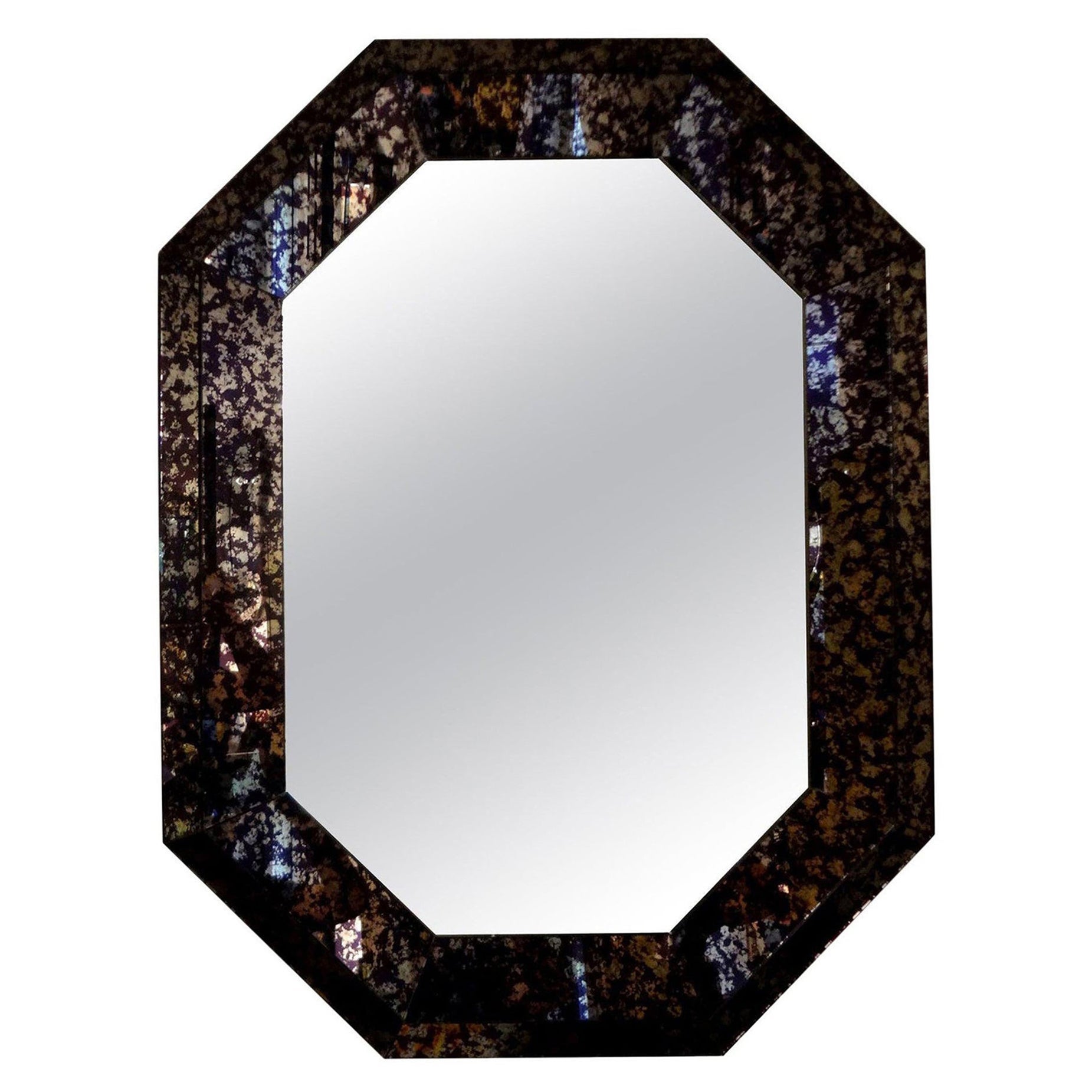 Hollywood Regency Octagonal Wall Mirror at 1stDibs hollywood regency mirrors for sale