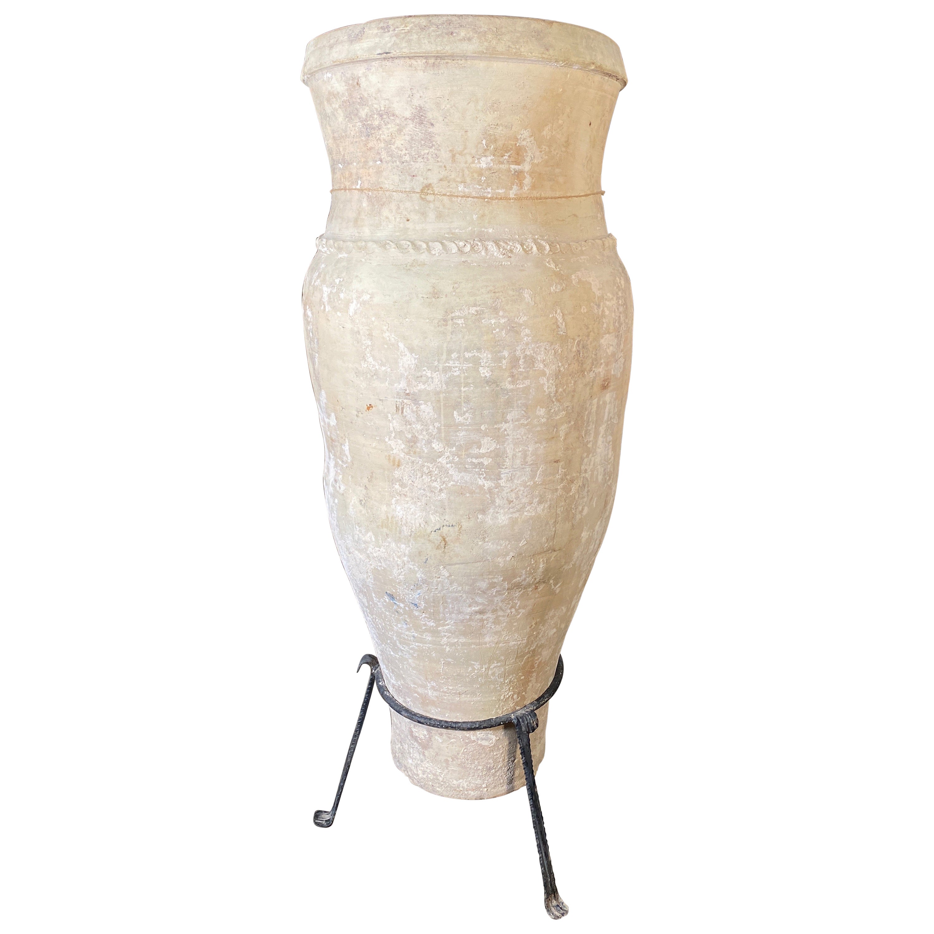 Pair of Extraordinary Garden Urns in Terra Cotta For Sale at 1stDibs