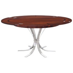 Danish Modern Rosewood "Flip-Flap" Dining Table by Dyrlund