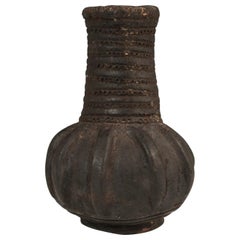 Early to Mid-20th Century Tribal Terracotta Apothecary Vessel, D.R. Congo