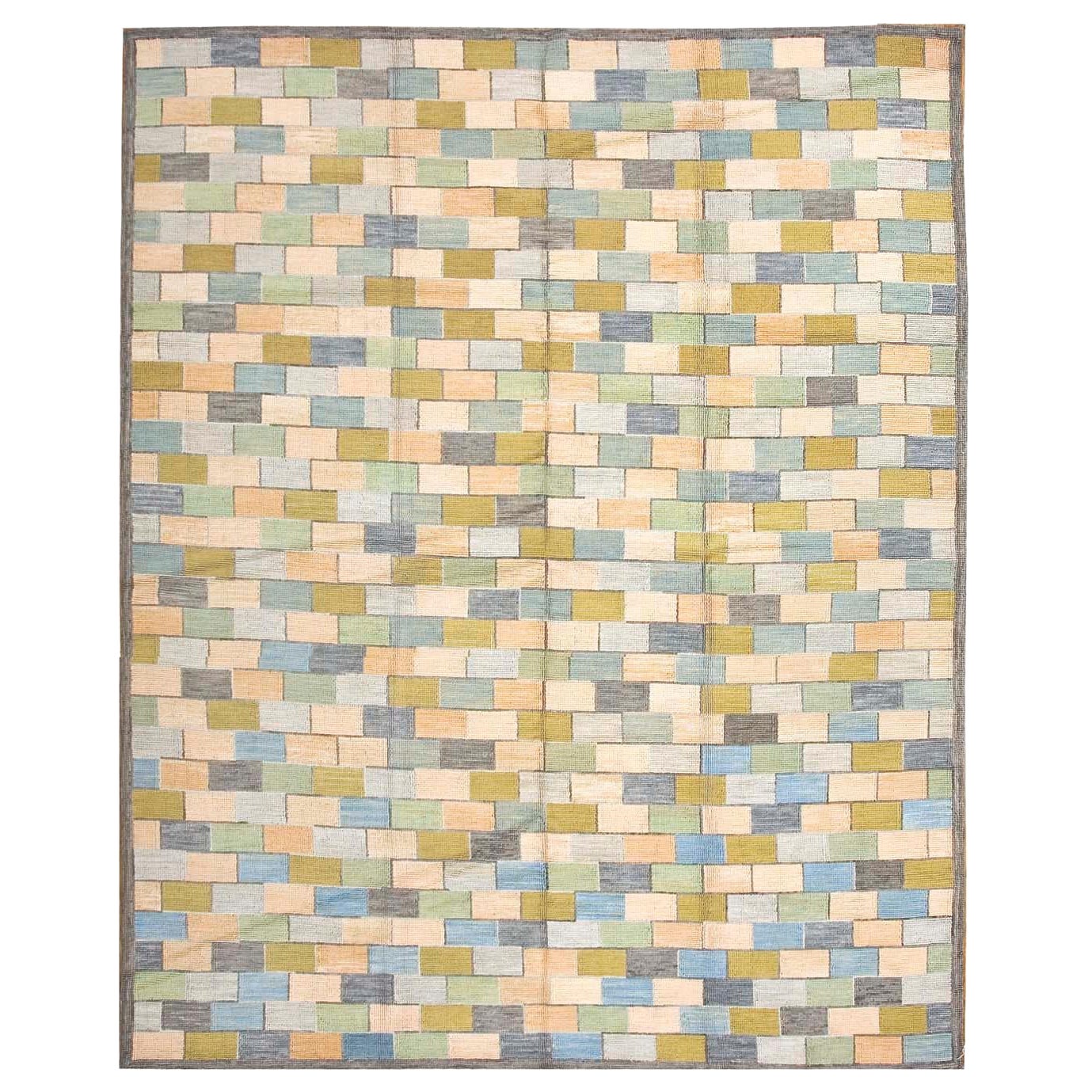Contemporary Hooked Rug (8' x 10' - 244x 305) For Sale
