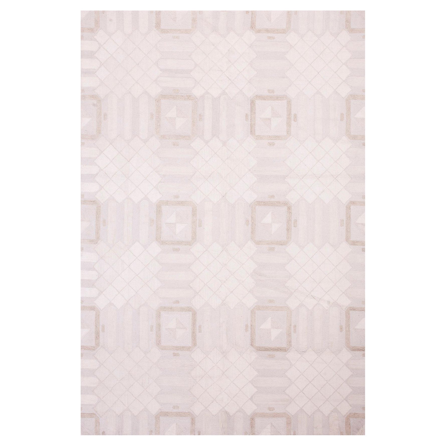 Contemporary American Cotton Hooked Rug 6' 0" x 9' 0" (183 x 274 cm) For Sale