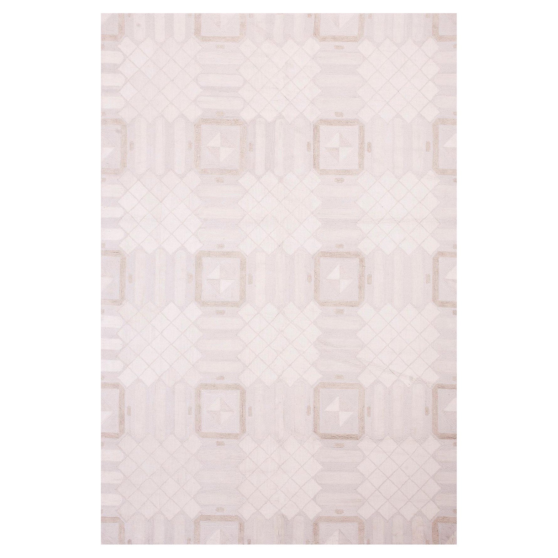 Contemporary American Cotton Hooked Rug 6' 0" x 9' 0" (183 x 274 cm)