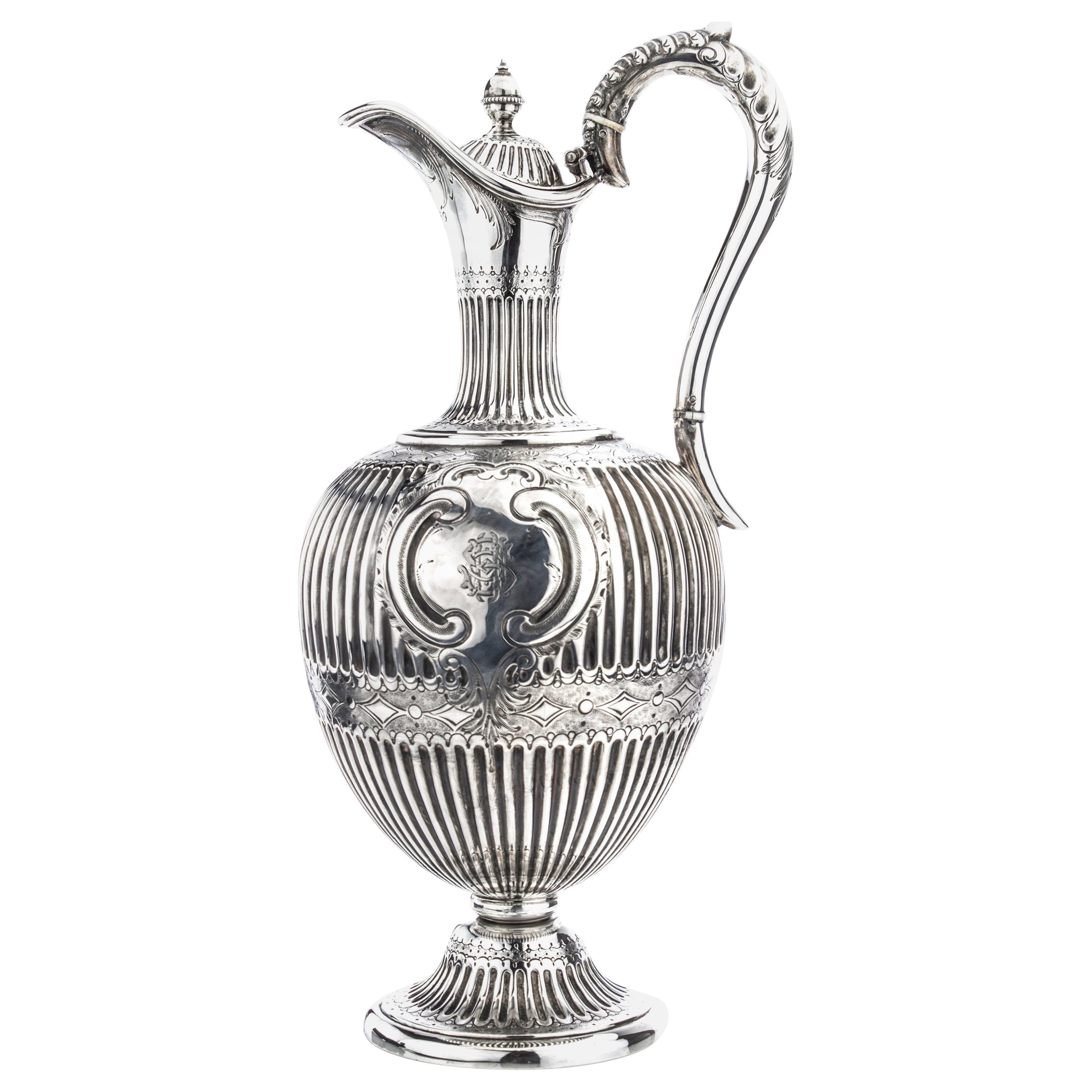 Antique Sterling Silver Pitcher at 1stDibs