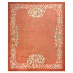 Chinesischer Art-déco-Teppich aus den 1930er Jahren ( 9' x 11' - 275 x 335 cm)
