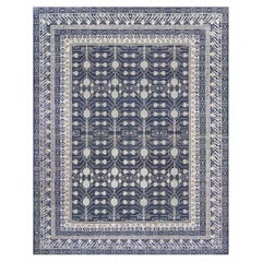 Mansour Modern Handwoven Khotan Style Wool Rug