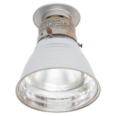 Vintage Bauhaus Reflective Glass Ceiling Lights Model JS 18 by Adolf Meyer