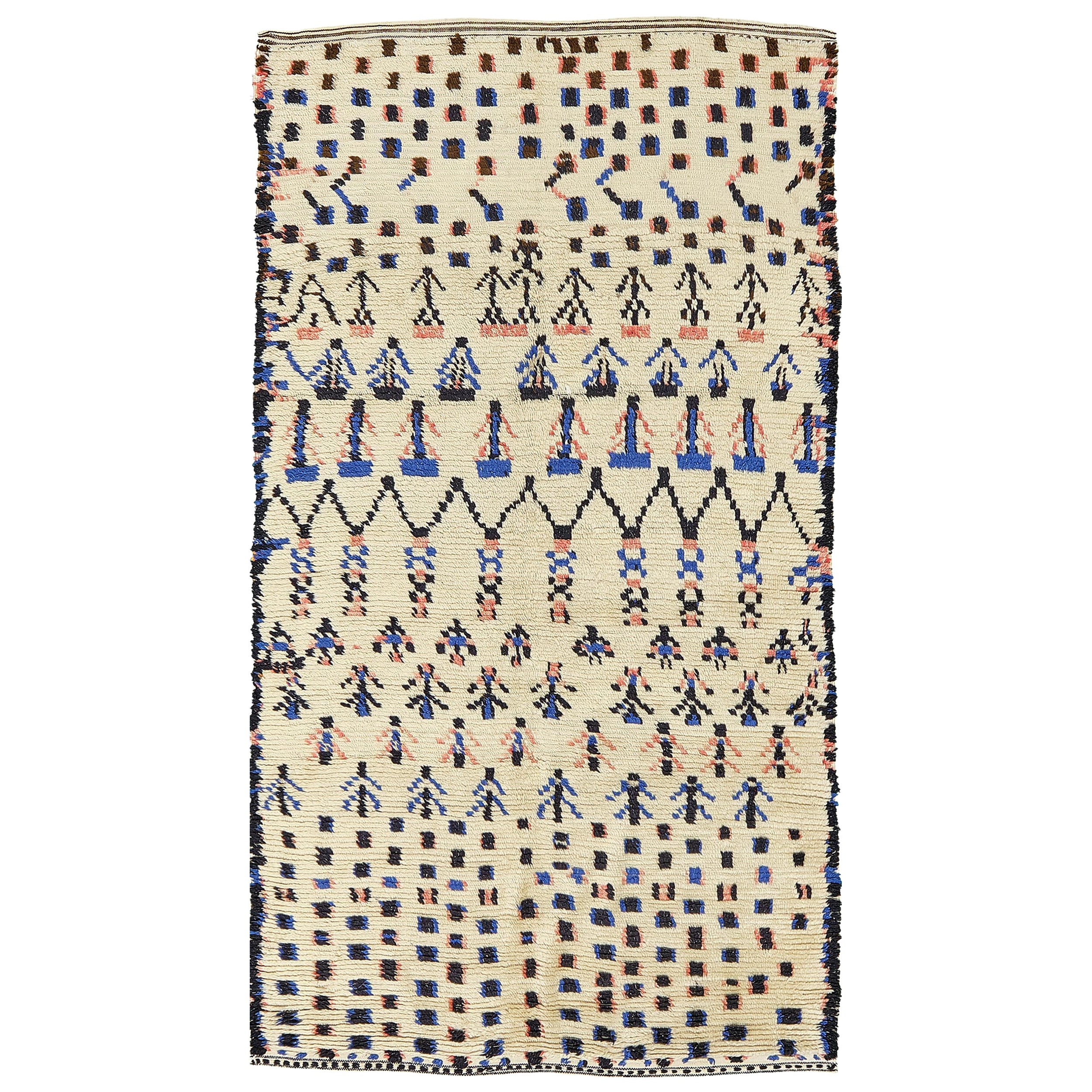 Vintage Moroccan Rug Azilal Tribe Atlas Collection