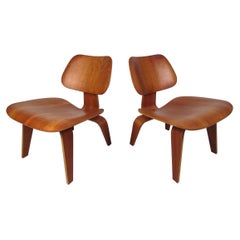 Pair of LCW Bentwood Chairs by Eames for Herman Miller