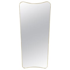 Grand miroir en laiton F.A. 33 de Gio Ponti