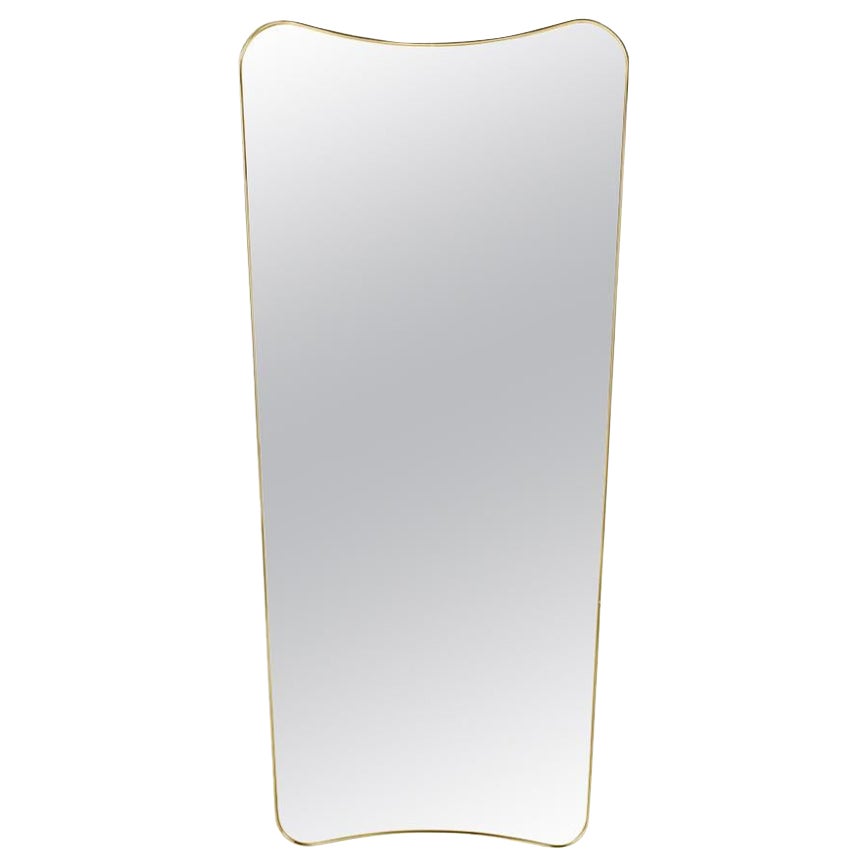 Gio Ponti 'F.A. 33' Full Length Mirror in Brass for GUBI