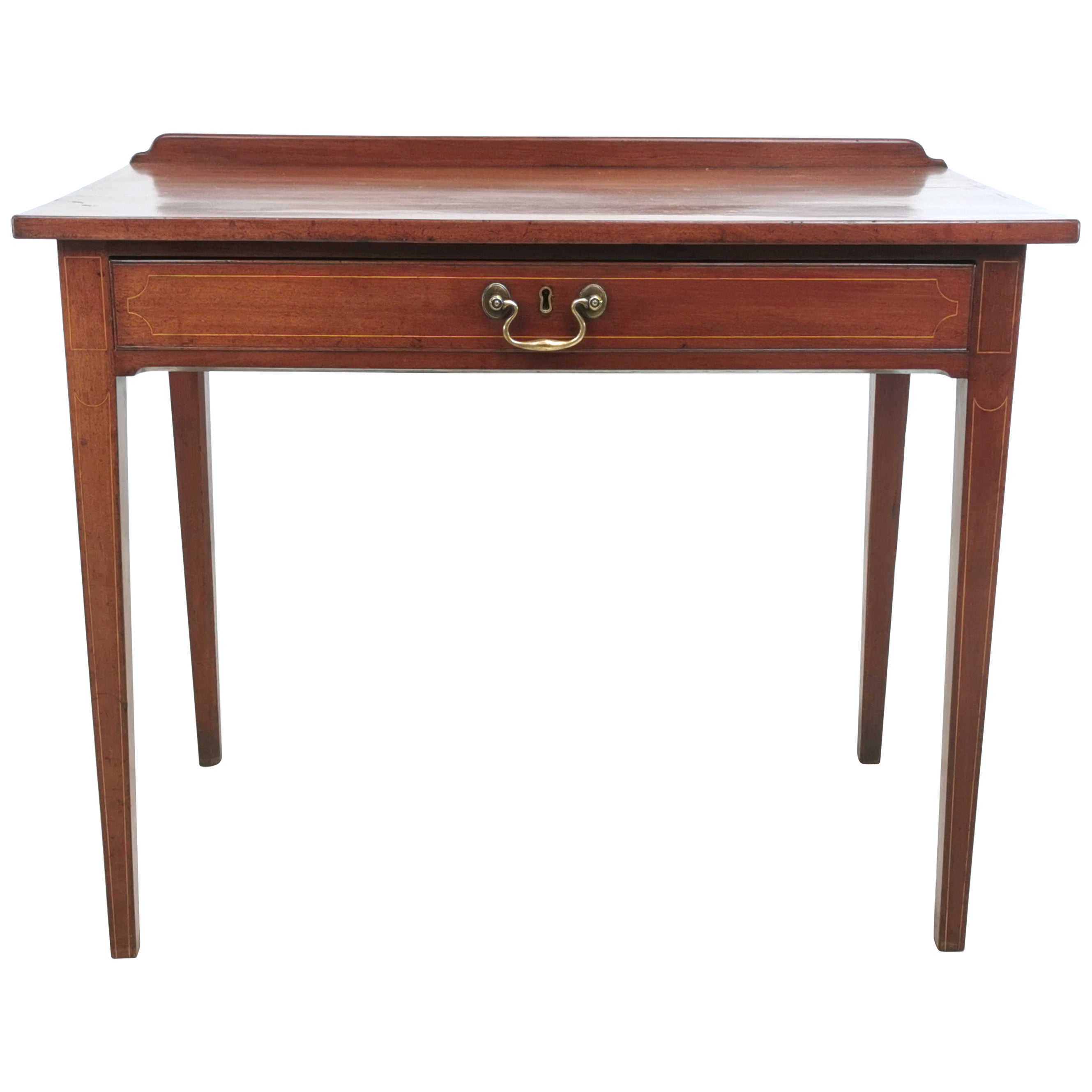 Antique Writing Desk Bureau Chest English Mahogany Quality