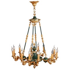 Classicist Empire Swan Chandelier