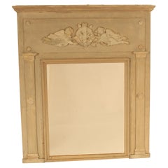 Louis XVI Style Grisaille Painted Mirror