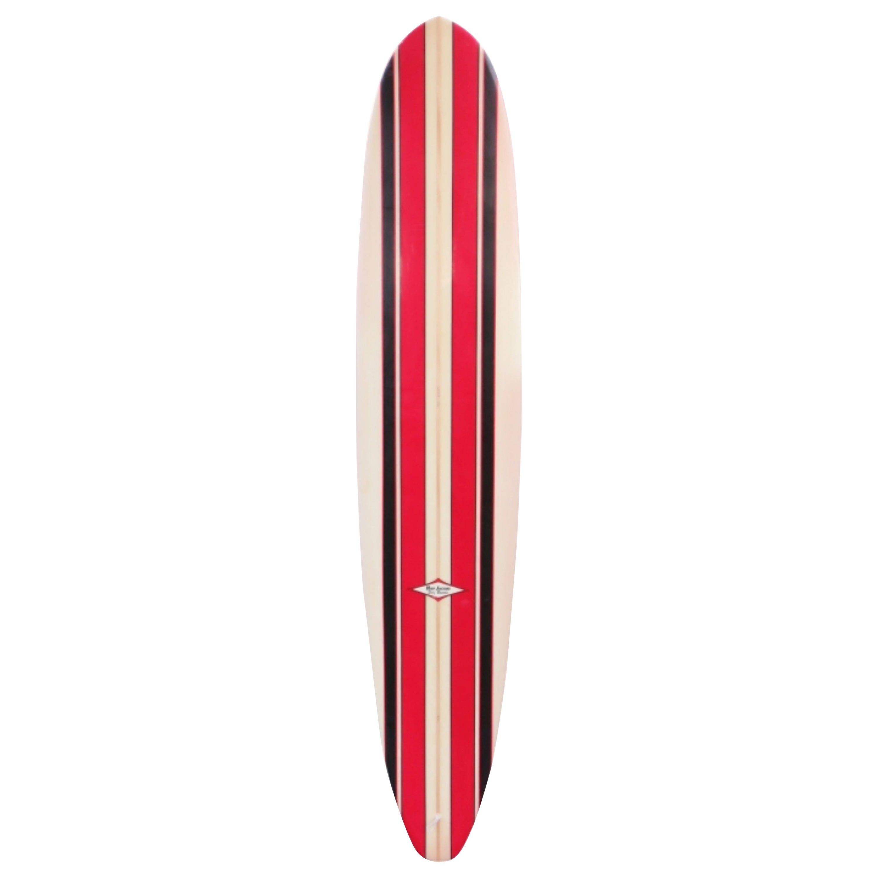 Vintage 1950s Velzy and Jacobs Wooden Surfboard For Sale at 1stDibs