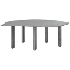 Sculptural White Marble Coffee Table, Lorenzo Bini