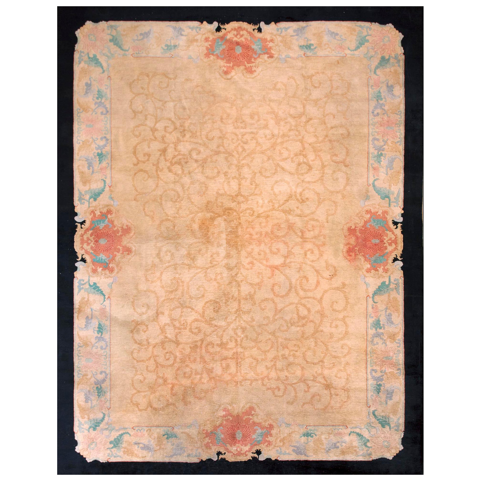 1920s Chinese Art Deco Carpet ( 9'2" x 11'9" - 279 x 358 )