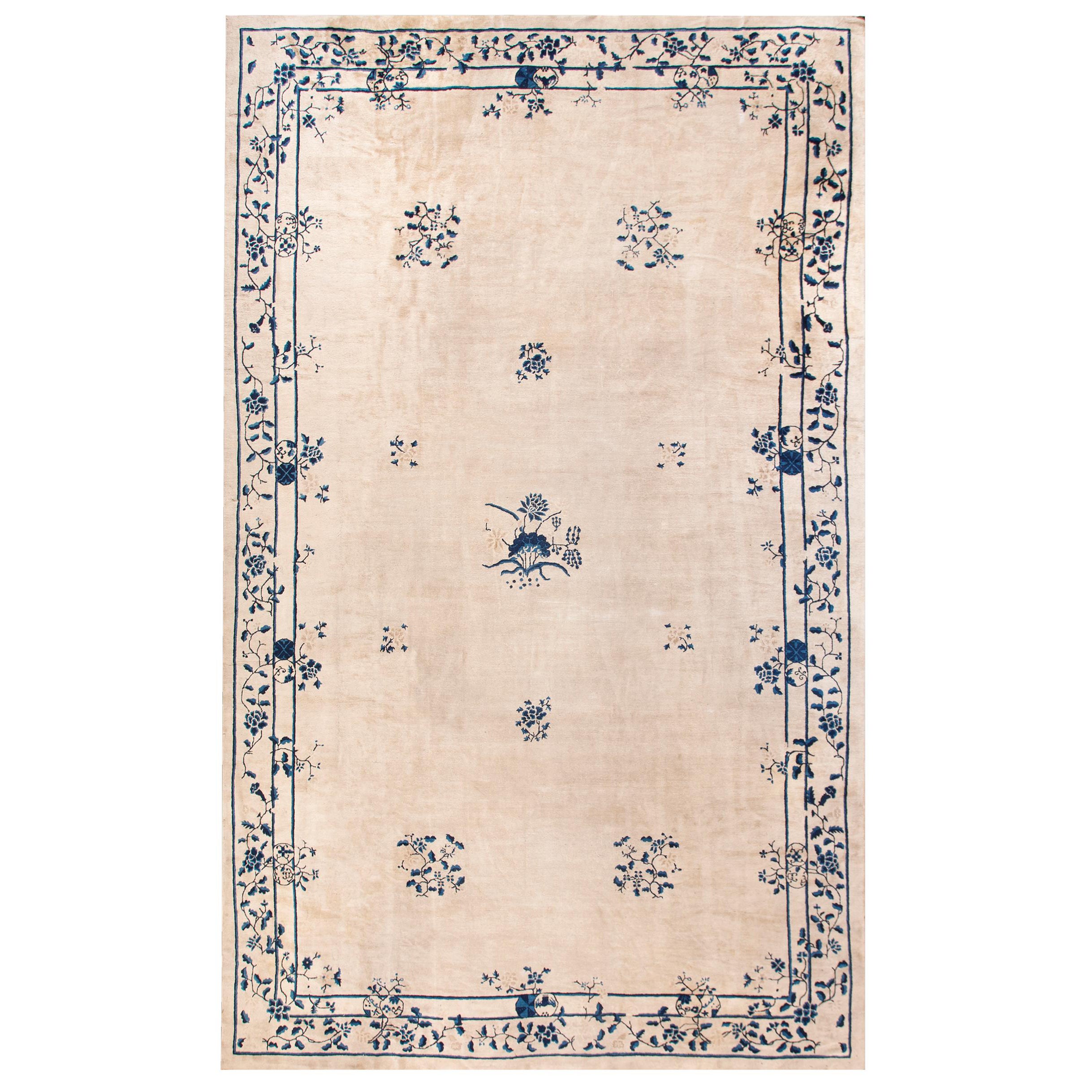 Antique Chinese Peking Rug 10' 10" x 17' 4"  For Sale
