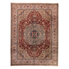 Extremely Fine Persian Tabriz Woven by the Artist Master Weaver Rug 8'2'' x 11'
