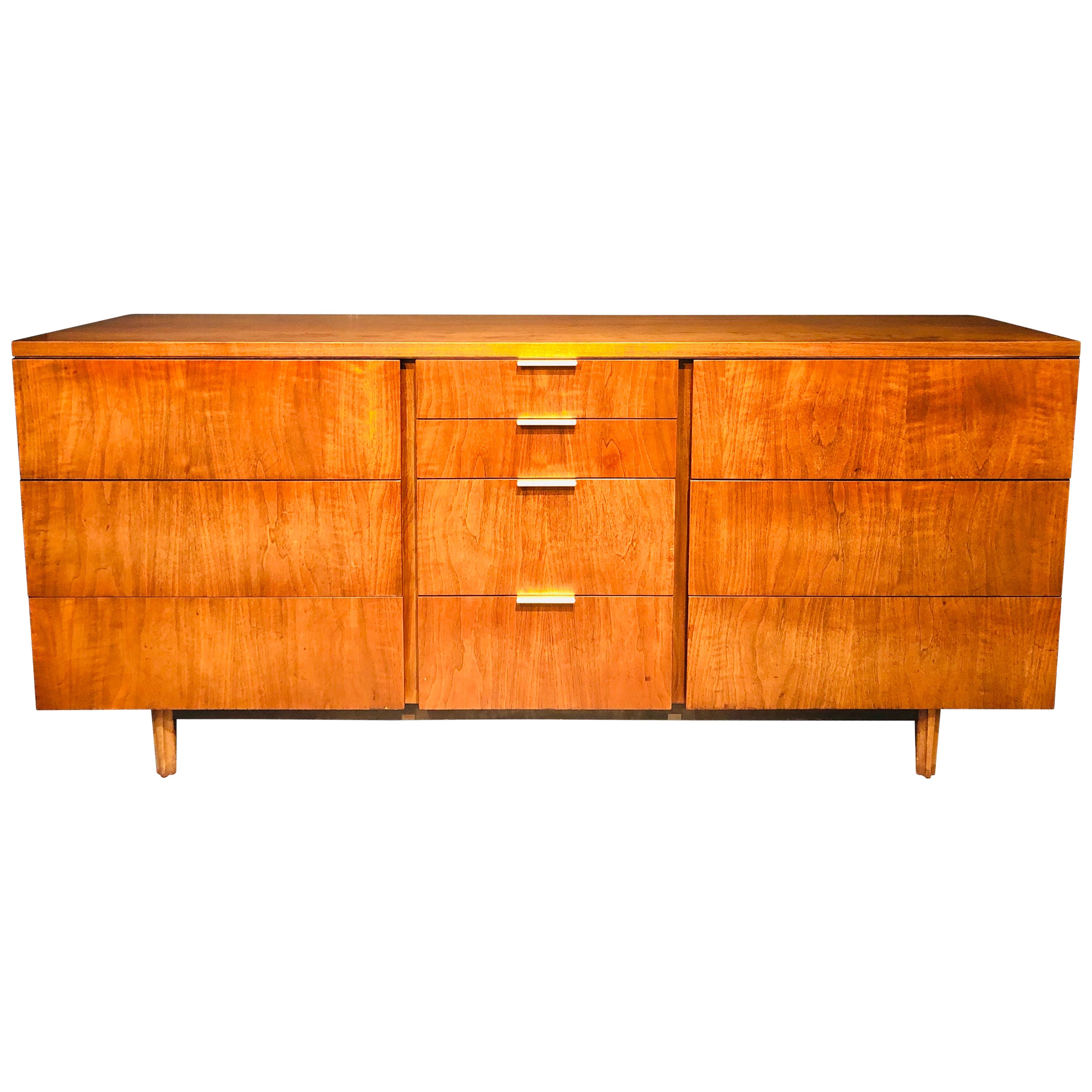 MidCentury Modern White Dresser or Commode with Lucite Sides by John