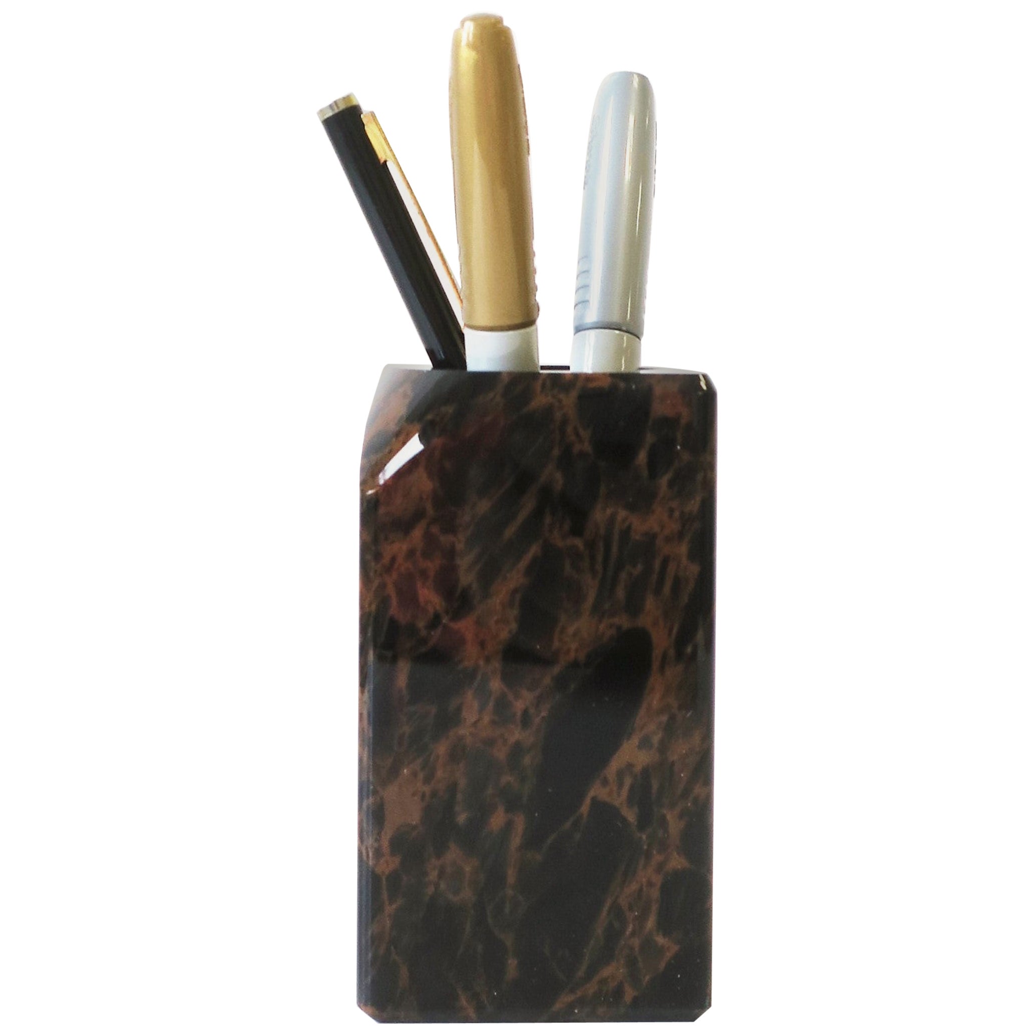 Marble Stone Pen Holder For Sale at 1stDibs