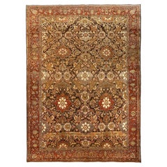 Vintage Persian Area Rug Bakhtiar Design