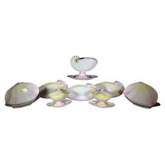 Service à dessert Regency Wedgwood Nautilus Pearlware