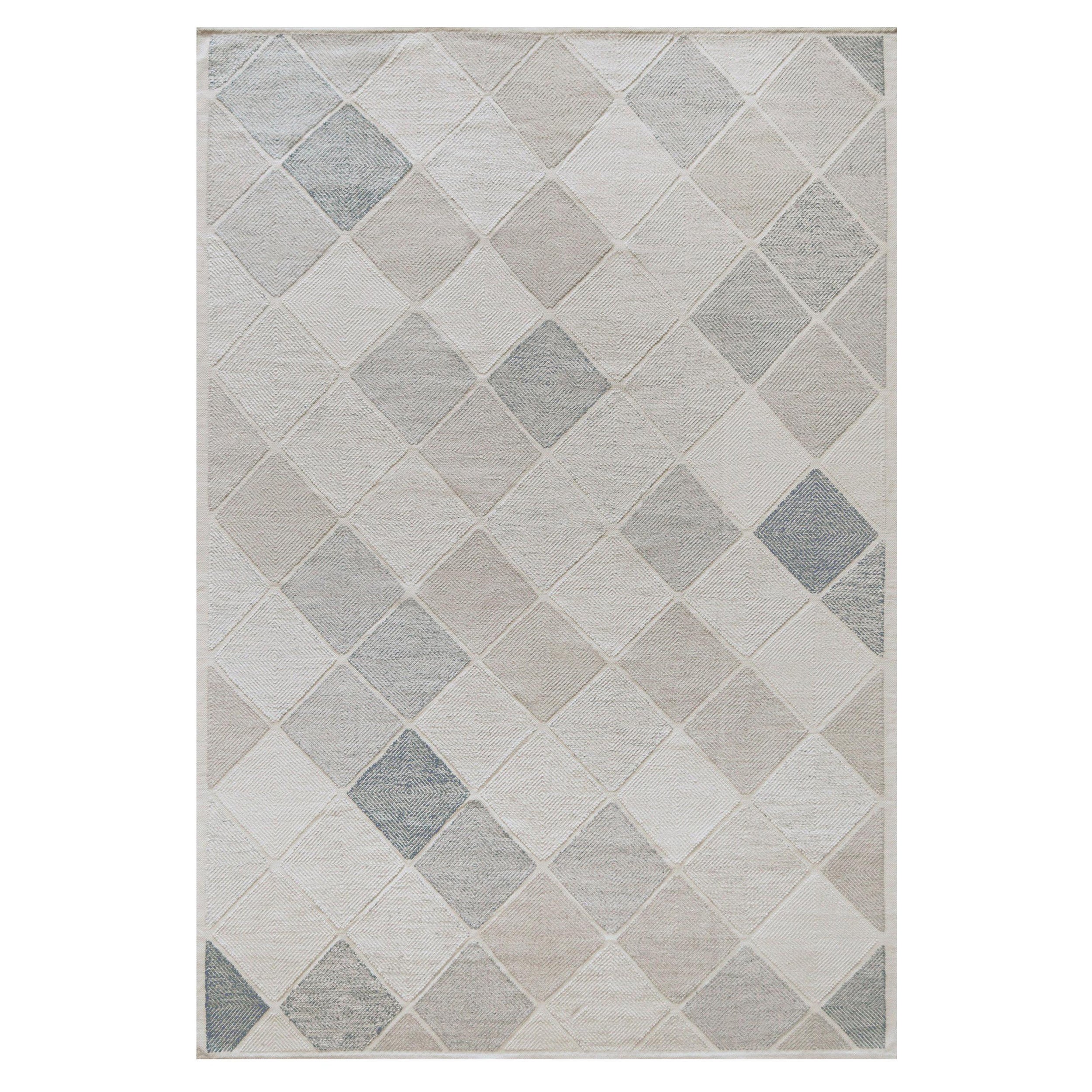 Mansour Modern Swedish Inspired Handwoven Wool Rug