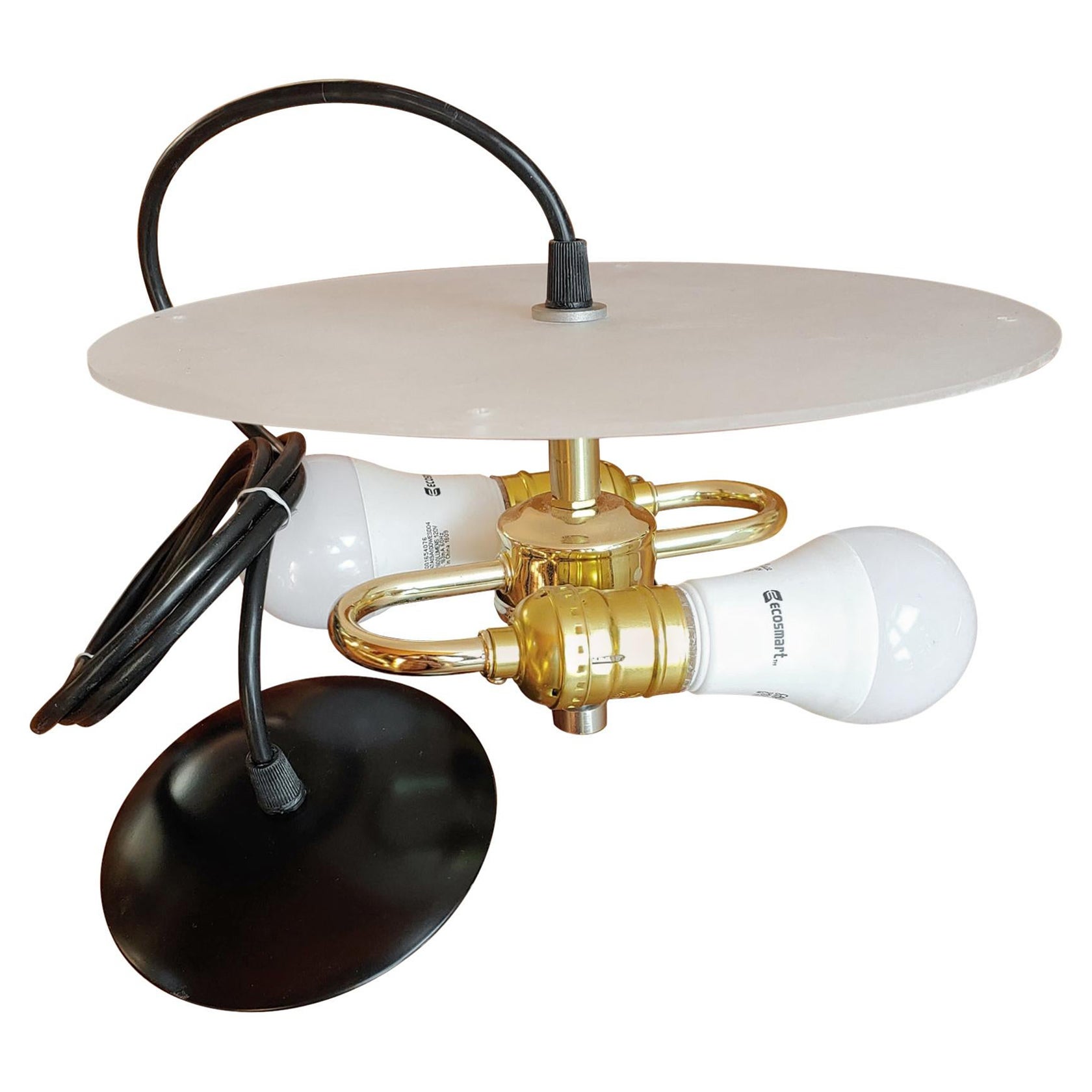 Two Bulb Fixture in White, Black, Bronze or Satin Nickle, Upgrade