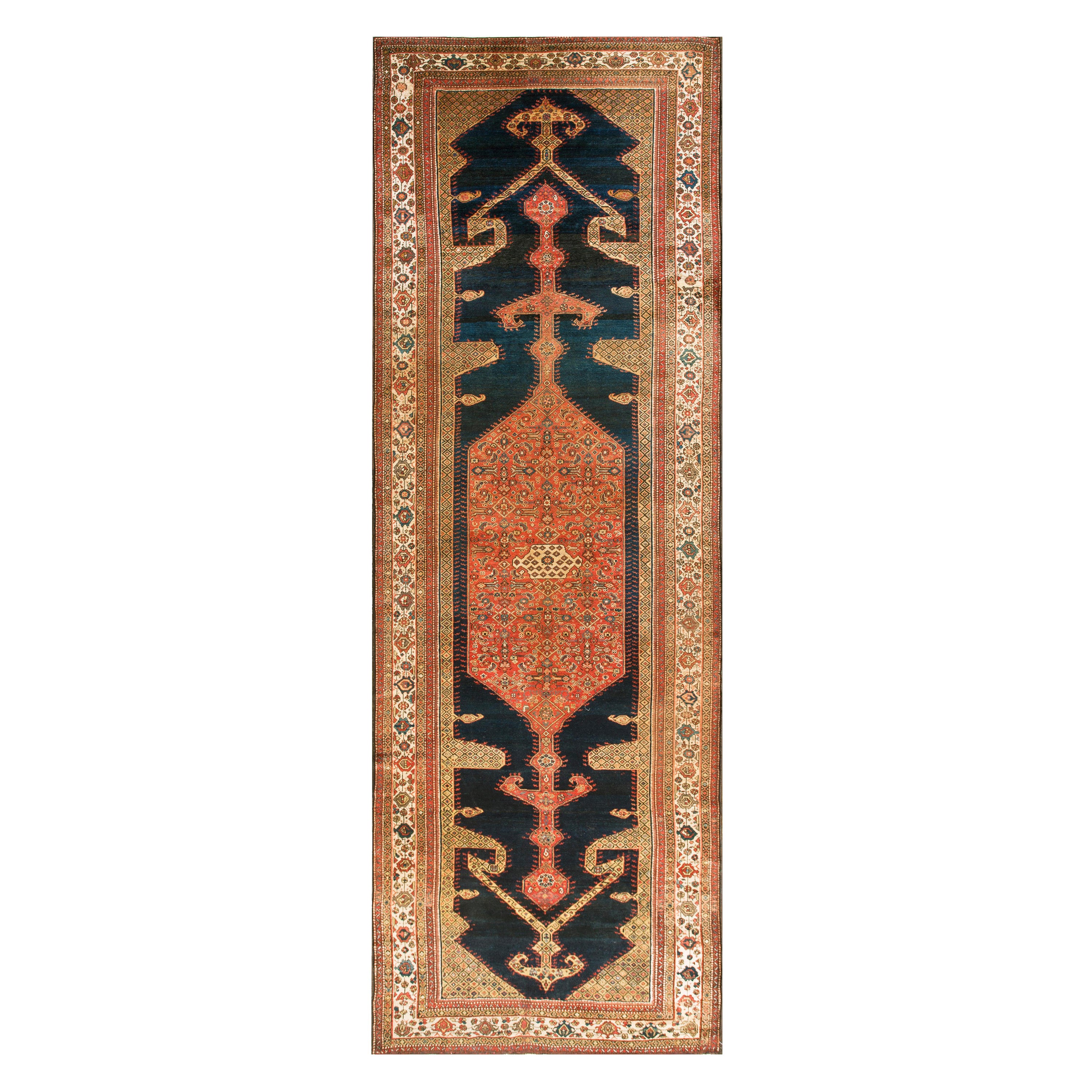 Late 19th Century Persian Malayer Carpet ( 5' 8" x 16' - 172 x 487 cm )