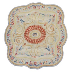 Zabihi Collection European Savonnerie Octagon Shape Carpet