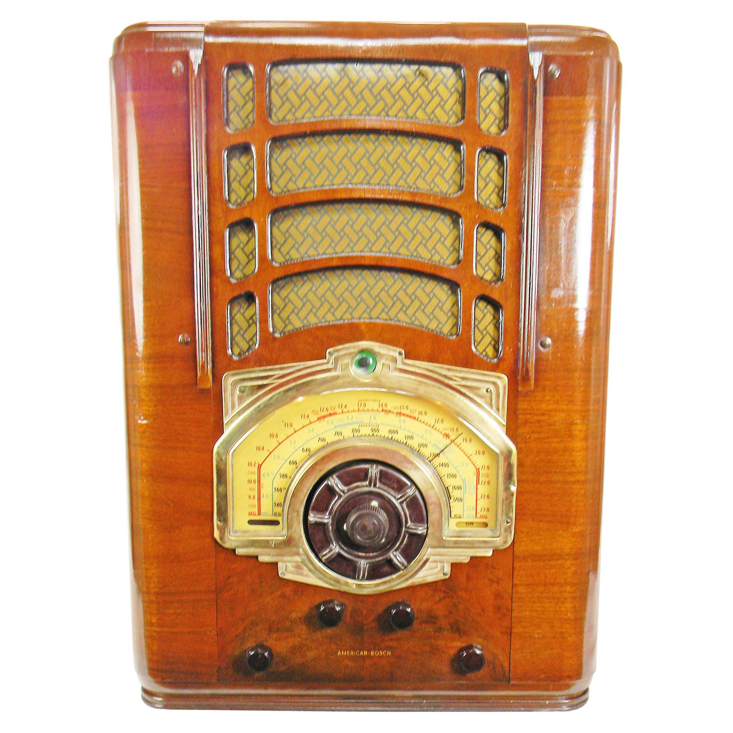 American Bosch Model 854T '1939' The Largest Tombstone Radio