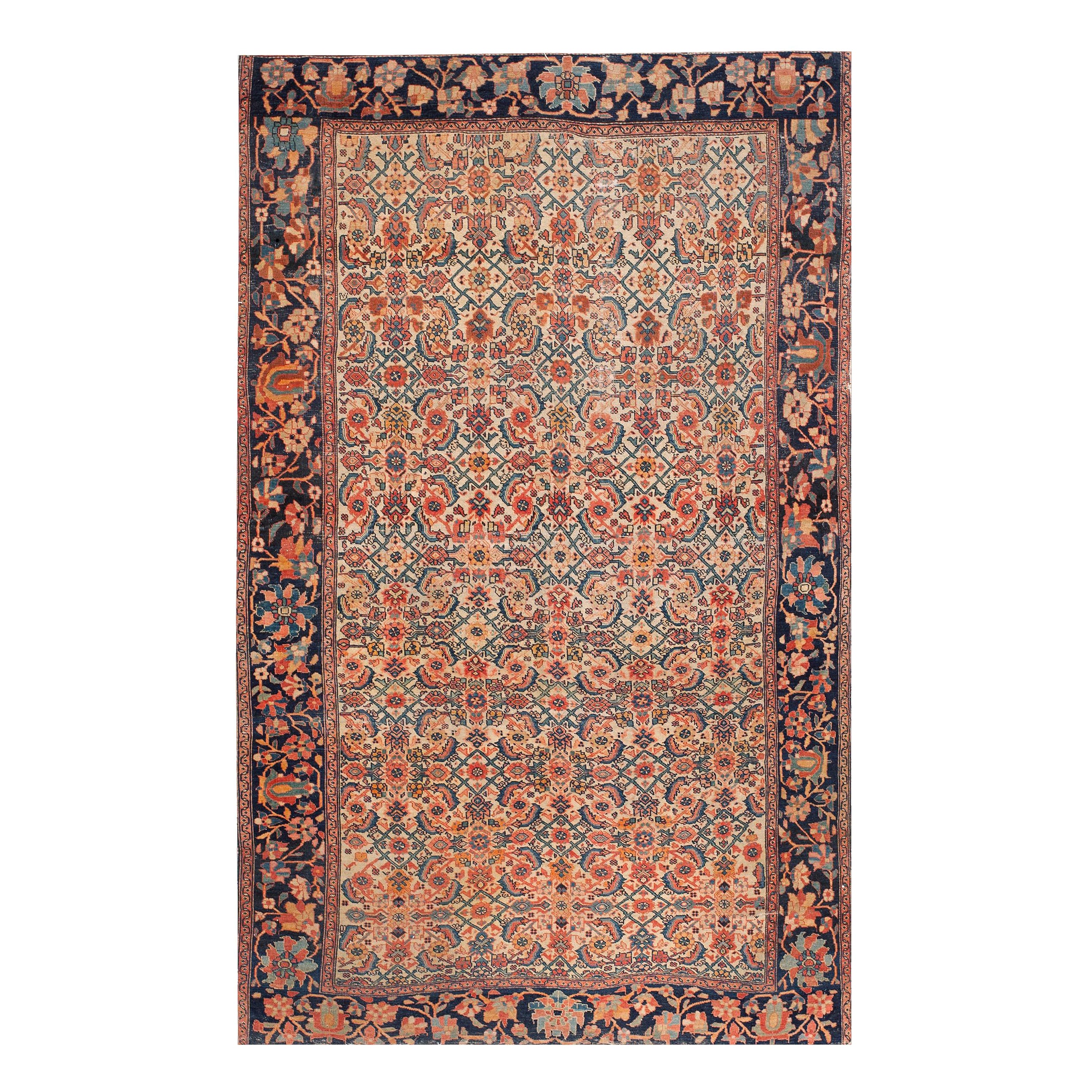 Late 19th Century Persian Sarouk Farahan Carpet For Sale