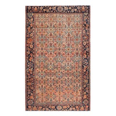 Antique Late 19th Century Persian Sarouk Farahan Carpet