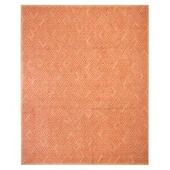 Contemporary Handmade Cotton Hooked Rug ( 8' x 10' - 244 x 305cm )