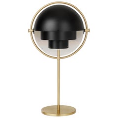 Louis Weisdorf 'Multi-Lite' Table Lamp in Black and Brass