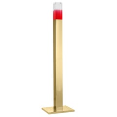 Stehlampe Giotto aus Gold von Andrea Branzi