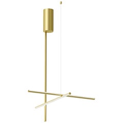 Flos Coordinates Ceiling 1 Light in Anodized Champagne by Michael Anastassiades