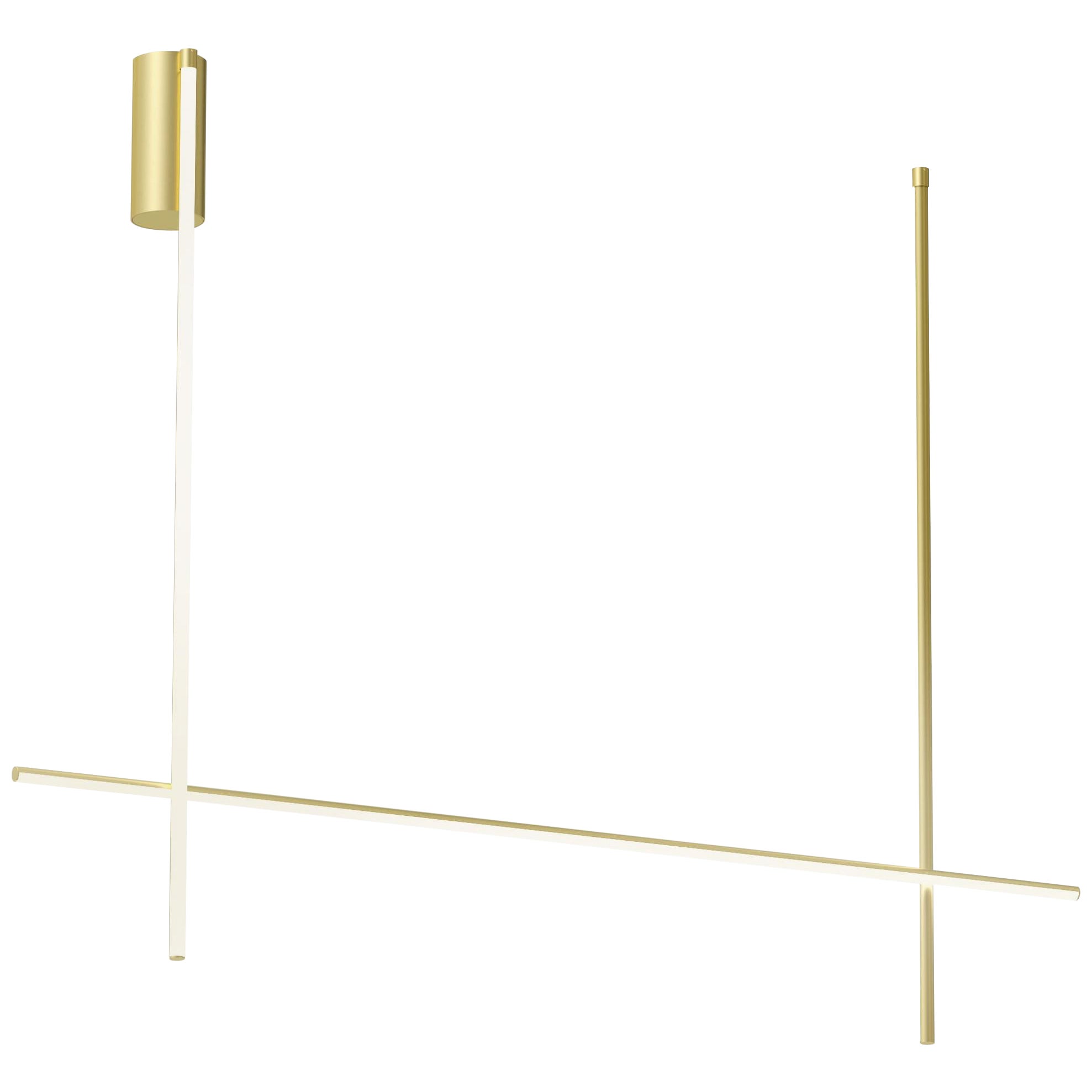 Flos Coordinates Ceiling 2 Light in Champagne anodizzato di Michael Anastassiades