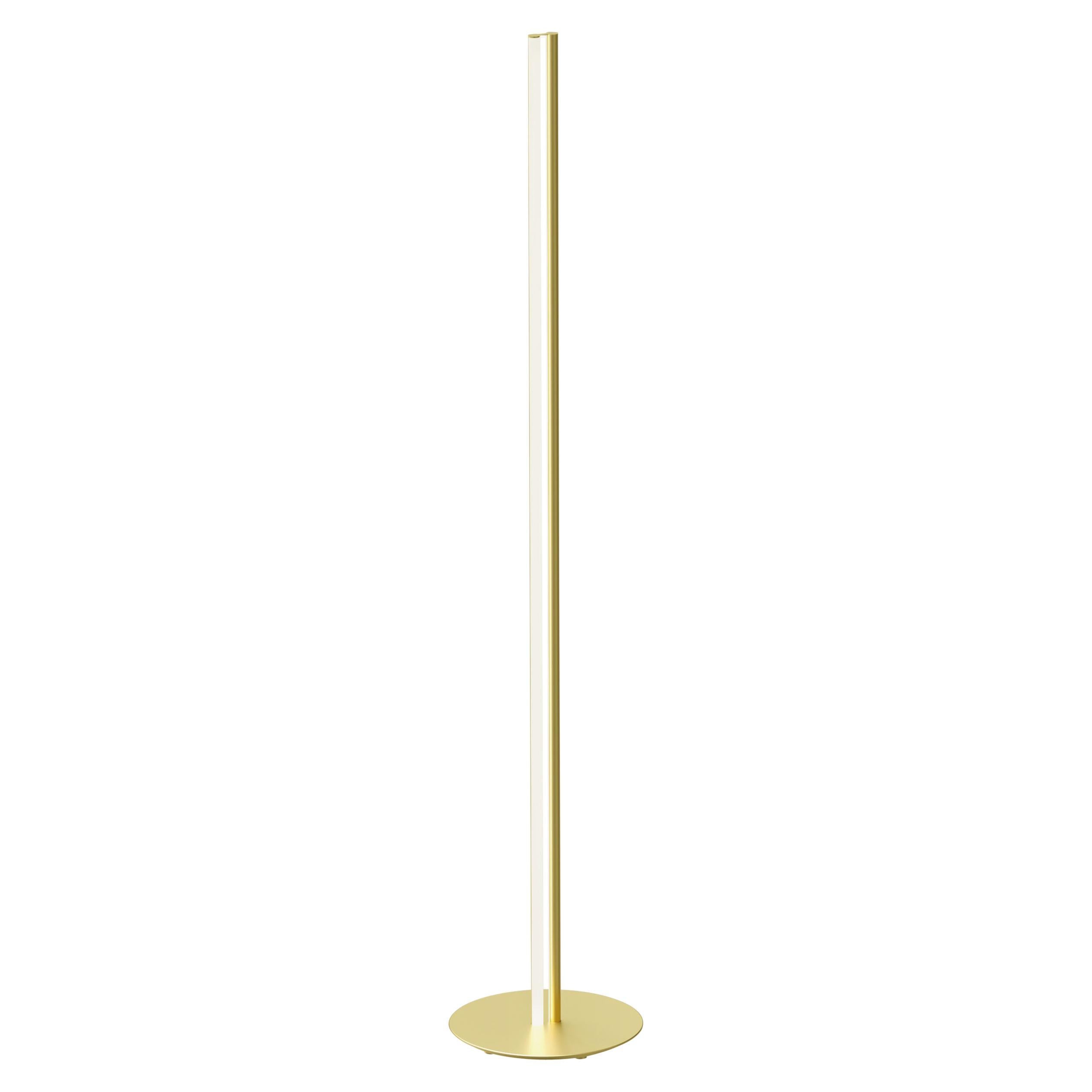 Flos Coordinates Floor Lamp in Anodized Champagne by Michael Anastassiades